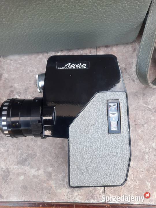Stara kamera analogowa 8mm Lada łada zsrr torba pomorskie Tczew