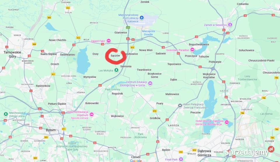 Działka budowlana 18x100m rolna z możliwością