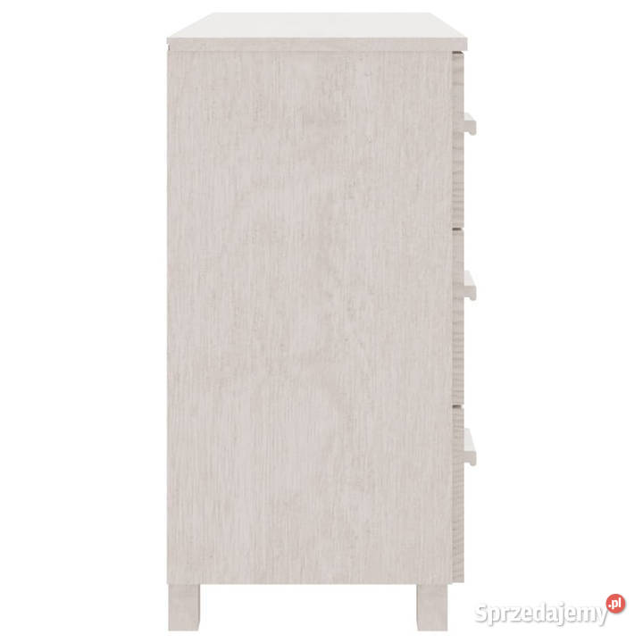 Szafka HAMAR biała 90x40x80 lite drewno sosnowe Warszawa