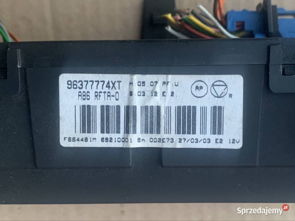 96377774XT panel nawiewu klimatyzacji citroen c2 Szczecin