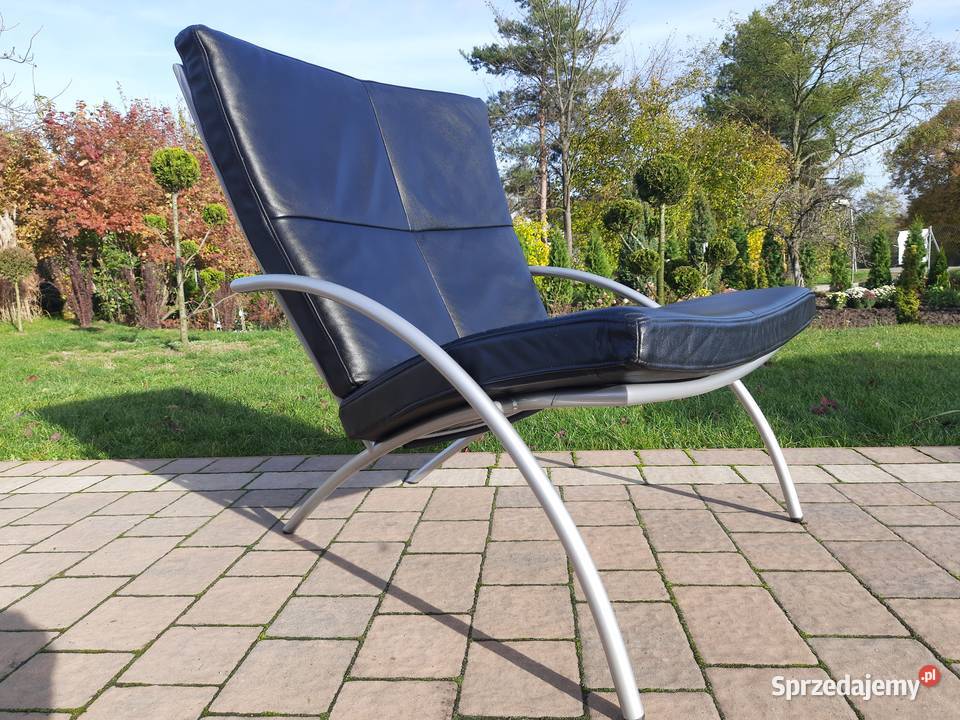 designerski fotel Harvink skóra Strzelno