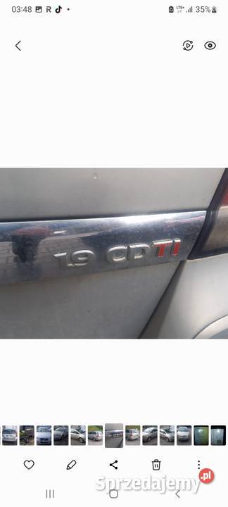 Opel zafira 19 tdi 150 koni manualna Gdynia sprzedam