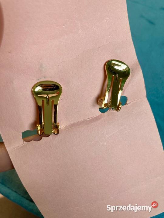 Nowy baśniowy komplet broszka drzewo klipsy Nisko