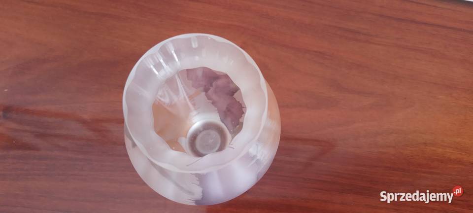 Wazonik szkło kanelowane Latoszyn sprzedam