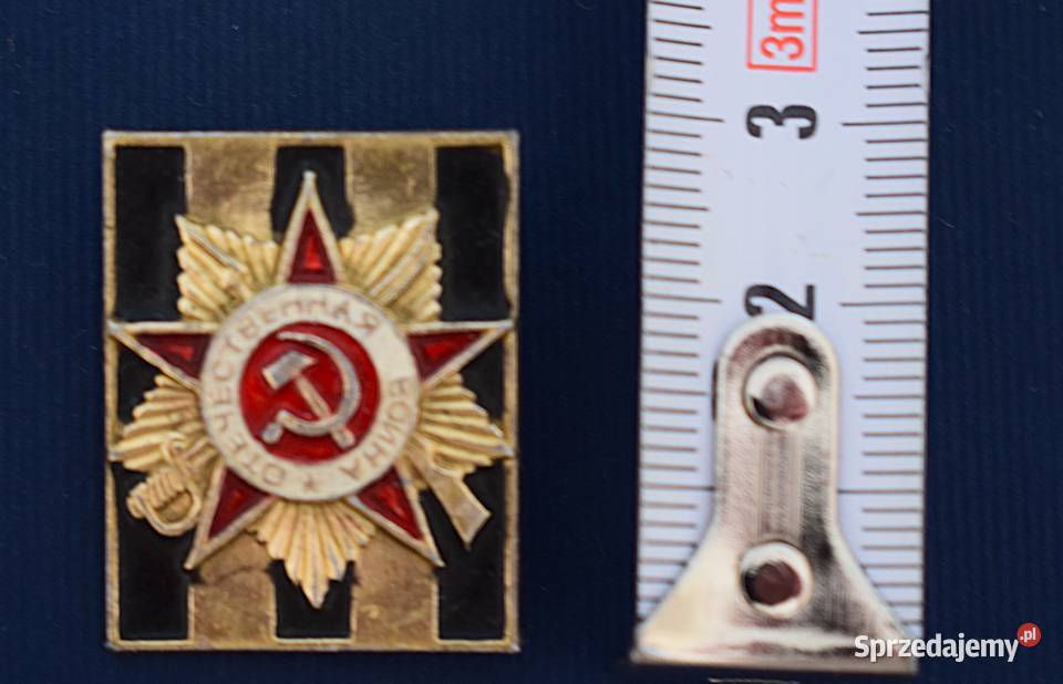 Odznaka weterana Wojny Ojczyźnianej ZSRR z lat kujawsko-pomorskie Chełmno