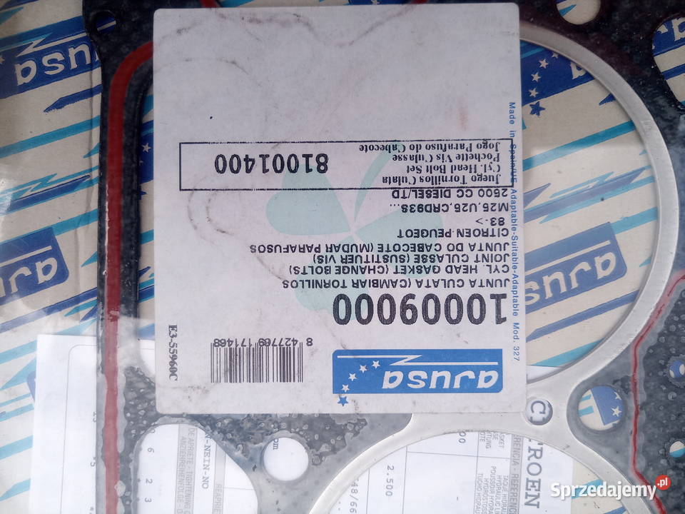 USZCZELKA GŁOWICY PEUGEOT CITROEN Leszno sprzedam