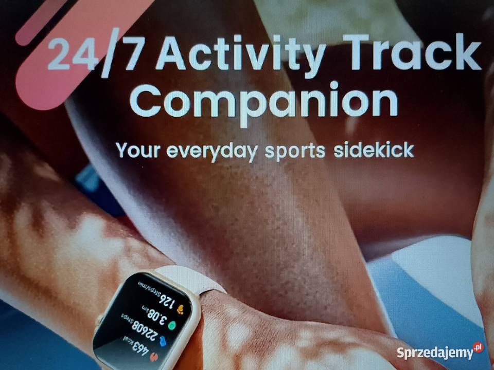 Smartwatch Fitness Tracker złoty z akumulatorem Zgierz