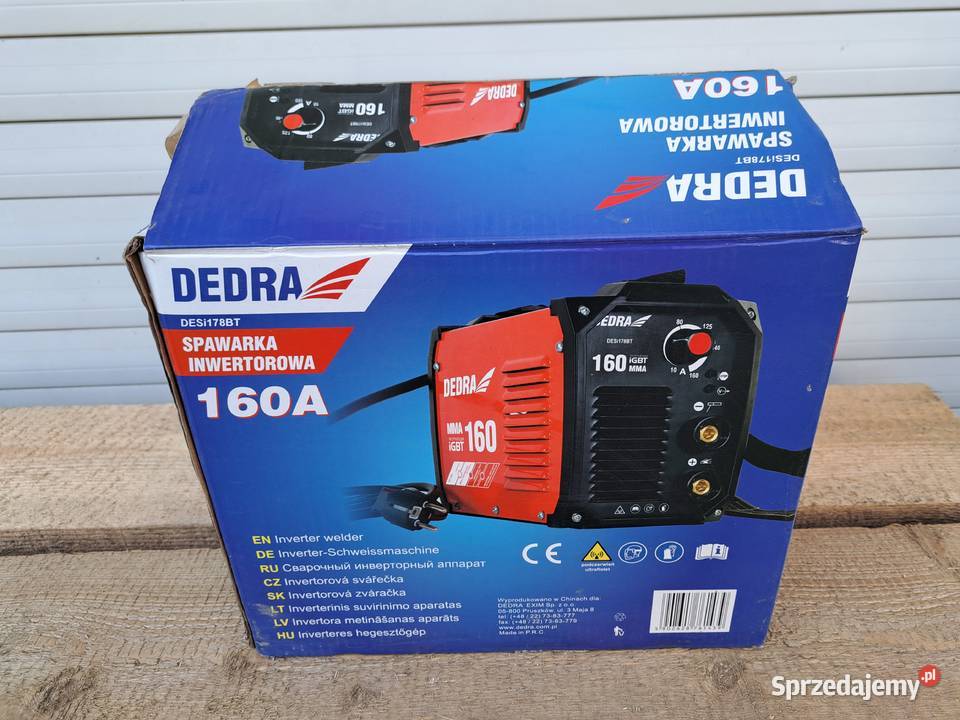 Spawarka inwertorowa Dedra DESI168BT 160A MMA Pruszków