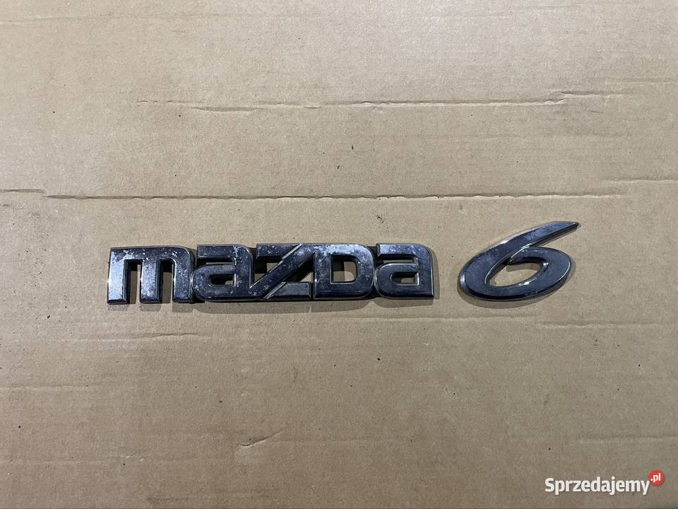 Emblemat znaczek napis Mazda 6 gg gy lift Szczecin sprzedam