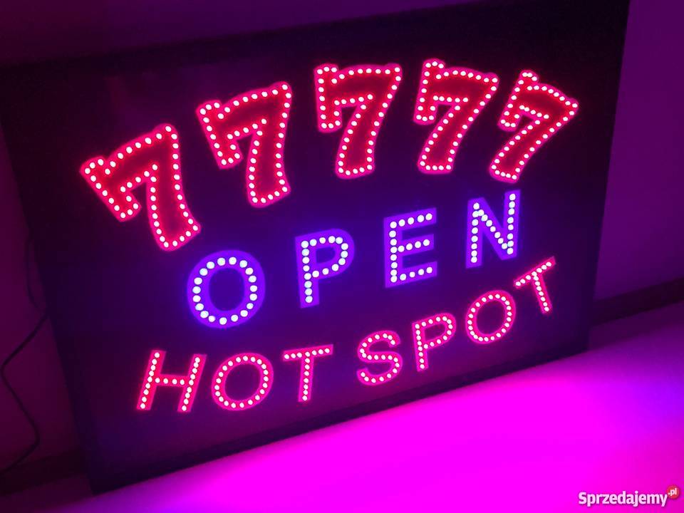 NEON szyld LED HOT SPOT 91x61 NOWA Pomiechówek
