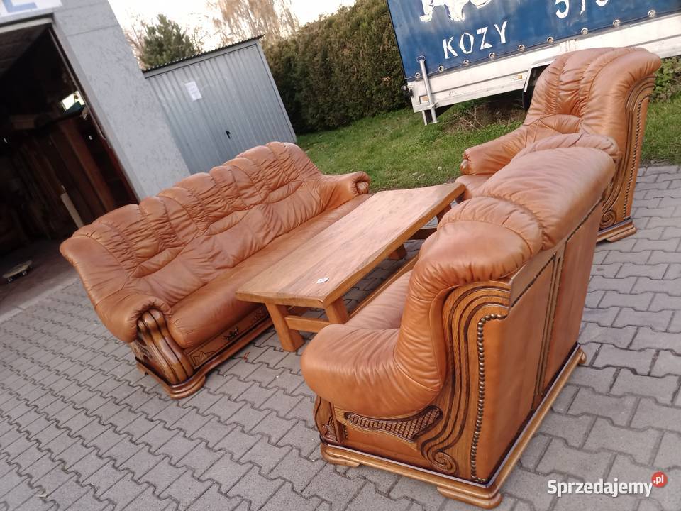 Komplet Wypoczynkowy FLAMENCO 311 i Ława Dąb Kozy