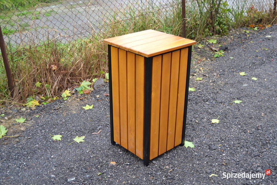 Kosz miejski parkowy uliczny Z KLAPKĄ DASZKIEM Pozostałe Nowy Targ sprzedam