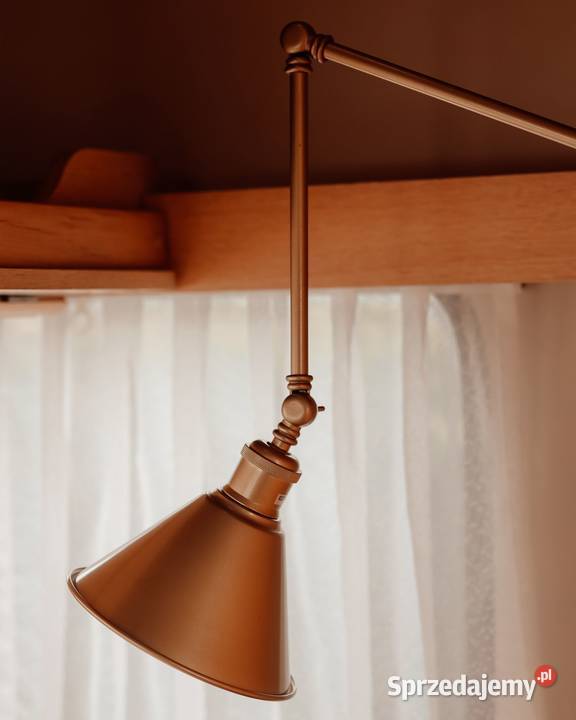 Zestaw 2 lamp ściennych Regulowana Metal Złoty Świdnica sprzedam