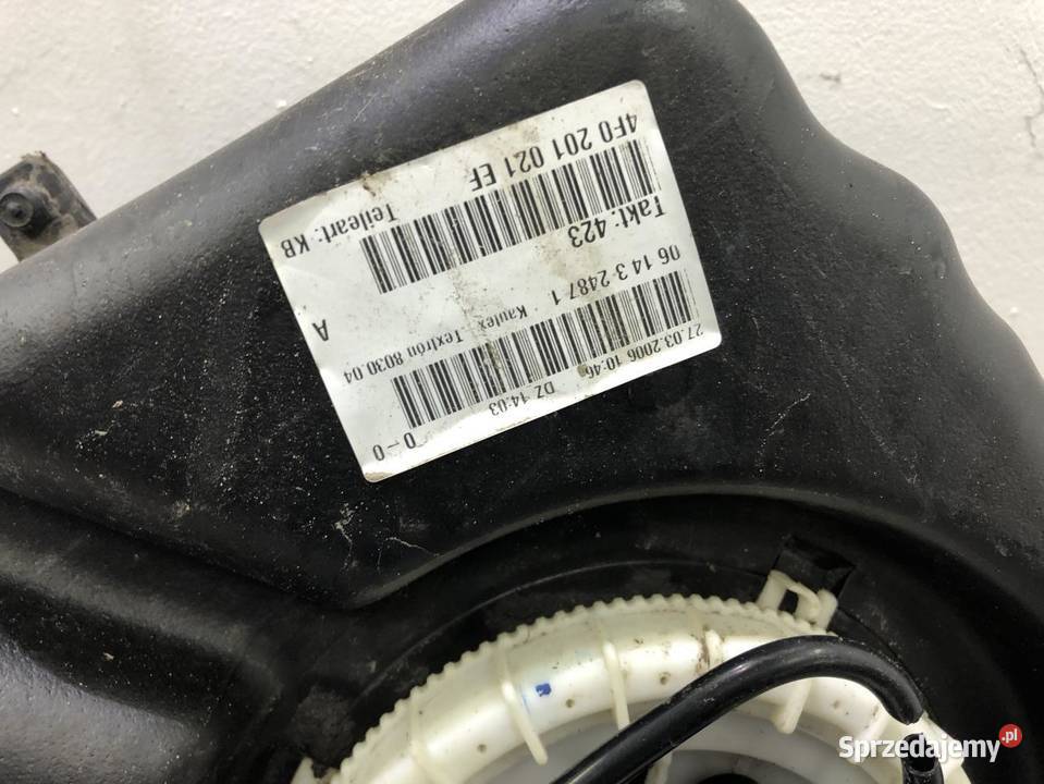 ZBIORNIK BAK PALIWA KT0372212 AUDI A6 C6 24TSI