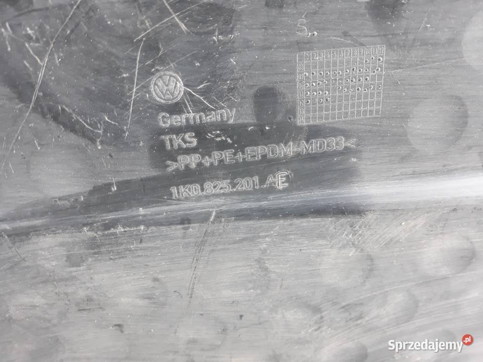 VW SCIROCCO OSŁONA PODWOZIA LEWA 1K0825201AE Międzychód