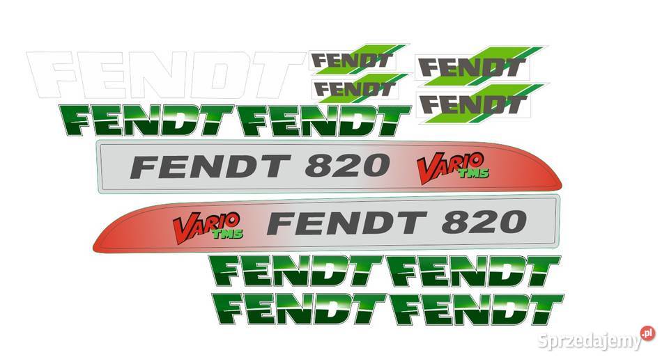 Naklejki Fendt com 3 i inne modele super mocne kujawsko-pomorskie