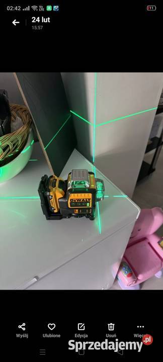 DeWalt DW089LG 12V zielone linie 3 x 360 Laser Pozostałe Lipno