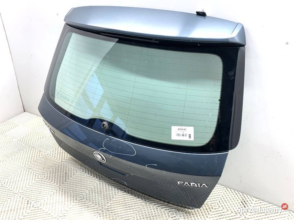 KLAPA TYŁ SKODA FABIA III Hatchback TYLNA