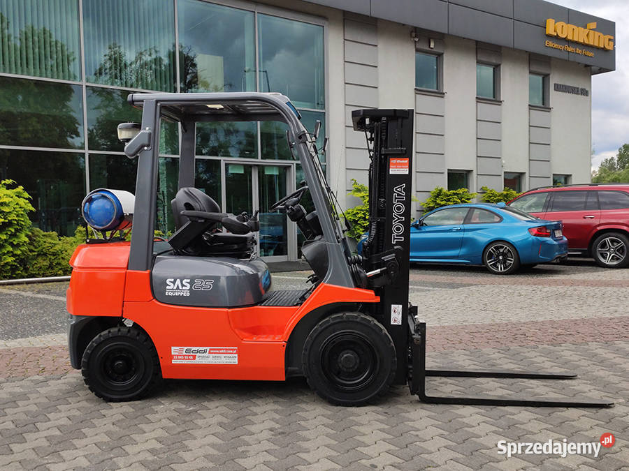 Wózek widłowy Toyota 427FGF25 25 t duplex 33 m małopolskie Kęty sprzedam