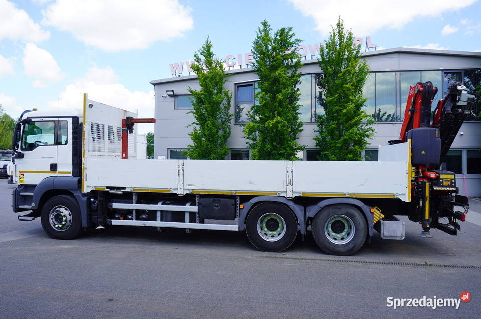 MAN TGS 26420 6x4 Fassi F215A224 Pilot Rotator biały