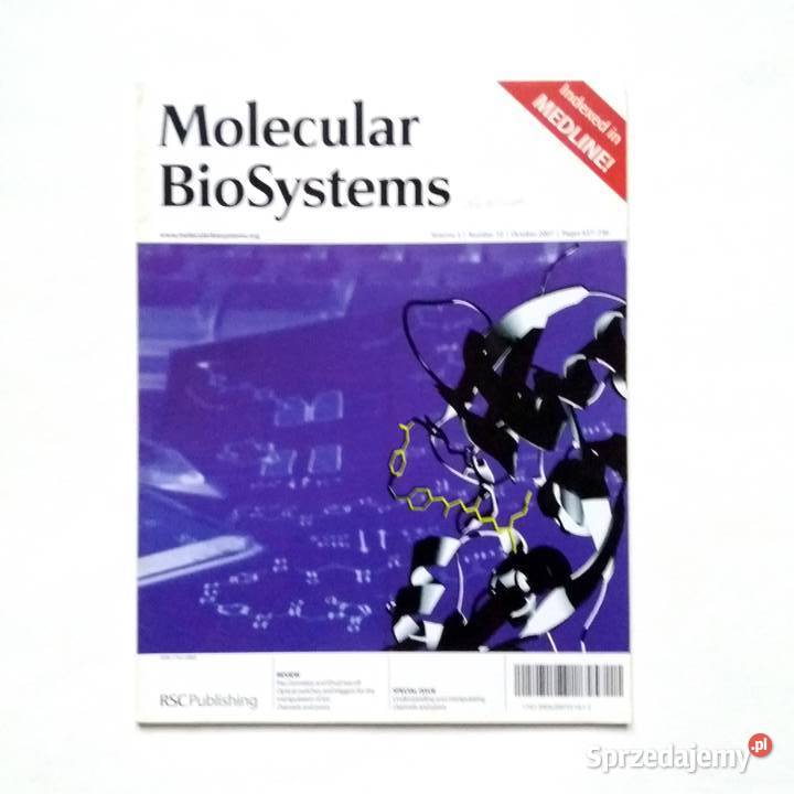 Molecular BioSystems Volume 3 Number 10 October Łódź