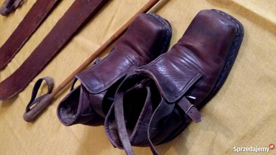 STARY KOMPLET NARCIARSKI z lat 50tych ub wieku Zabrze