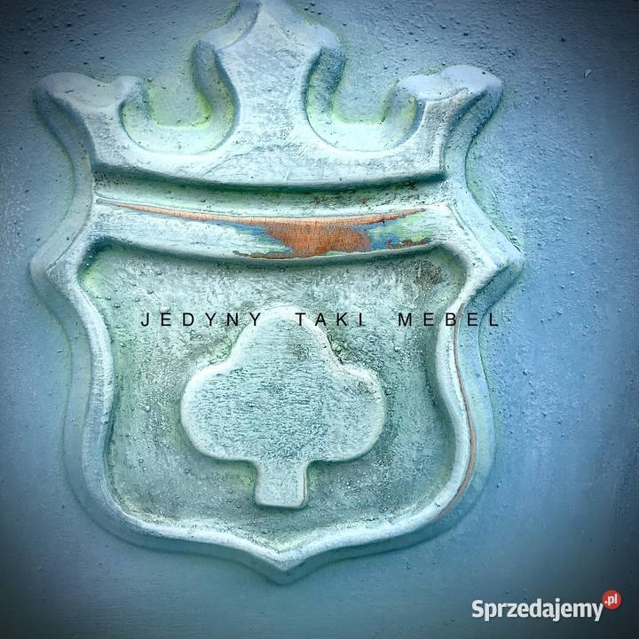 Kredens witryna w stylu shabby chic niebieski podkarpackie Jarosław