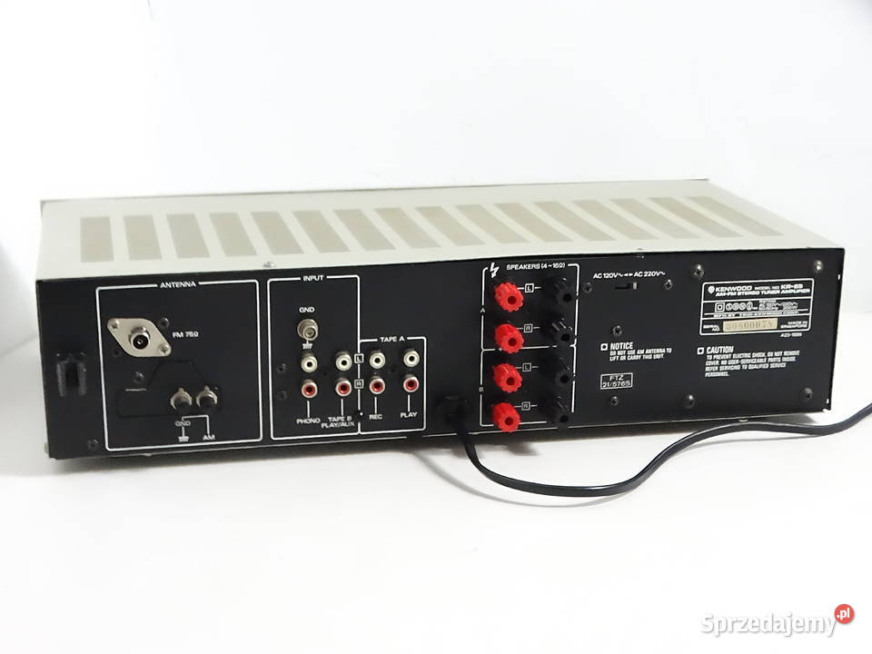 Klasyczny Amplituner Stereo Kenwood KR65 W 100 Amplitunery Biłgoraj