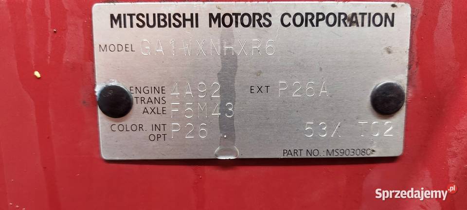 BŁOTNIK LEWY MITSUBISHI ASX LAK P26 Międzychód