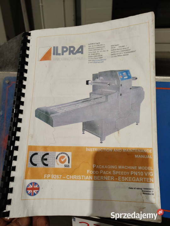 Pakowaczka automatyczna TRAY SEALER ILPRA Rudno Dolne