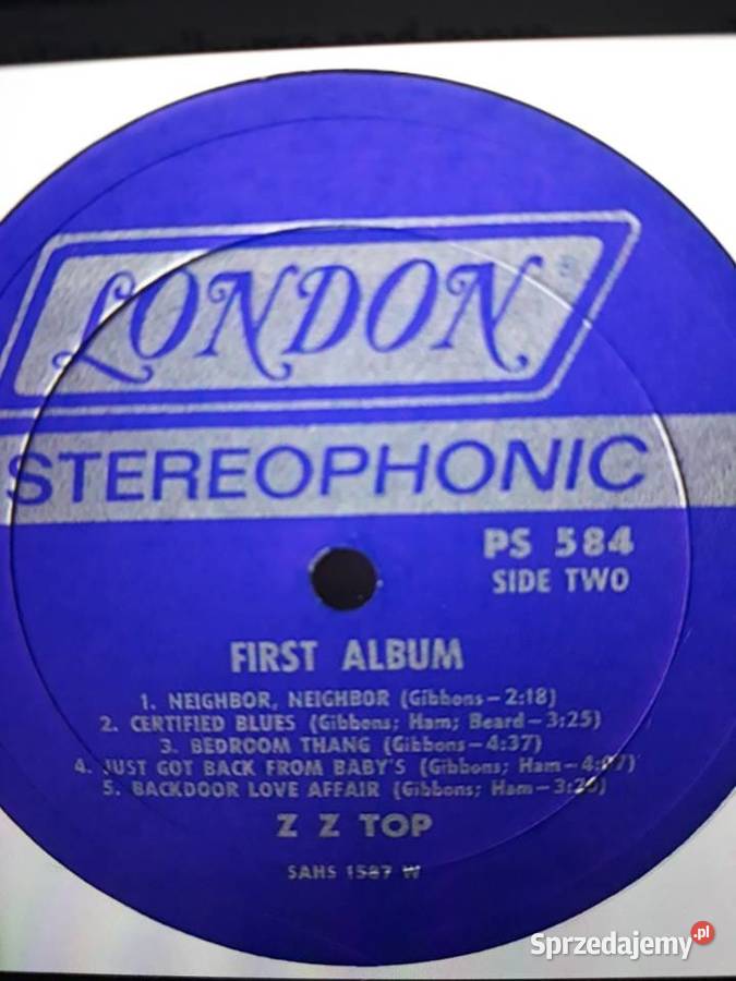 Archiwum blues rocka ZZ TOP ZZ Tops First Album płyta winylowa Rzeszów