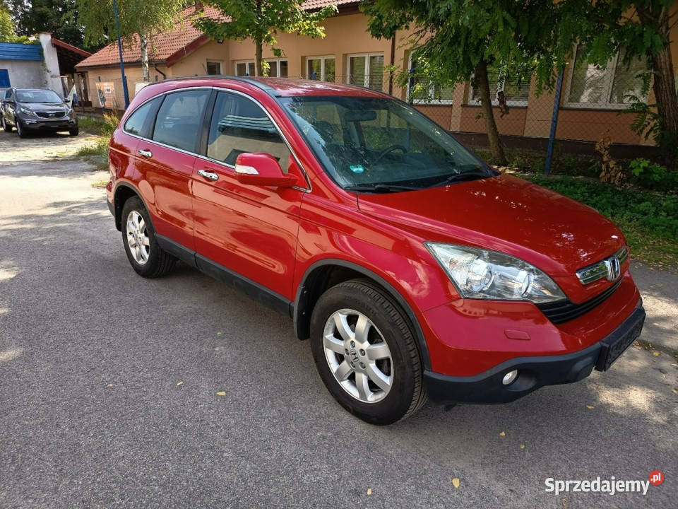 Honda CRV Bezwypadkowy stan ELEGANCE III czerwony Janów Lubelski