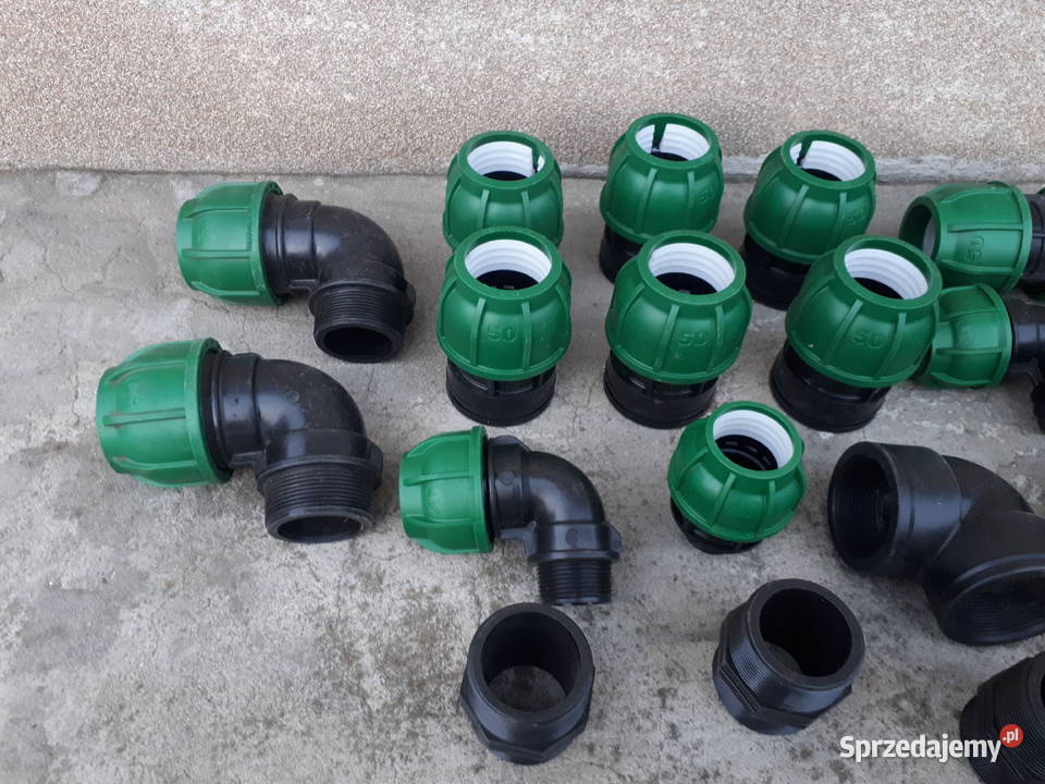 Złączka skręcana kolanko PE 32 40 50 mm Złączki i końcówki Stara Rokitnia