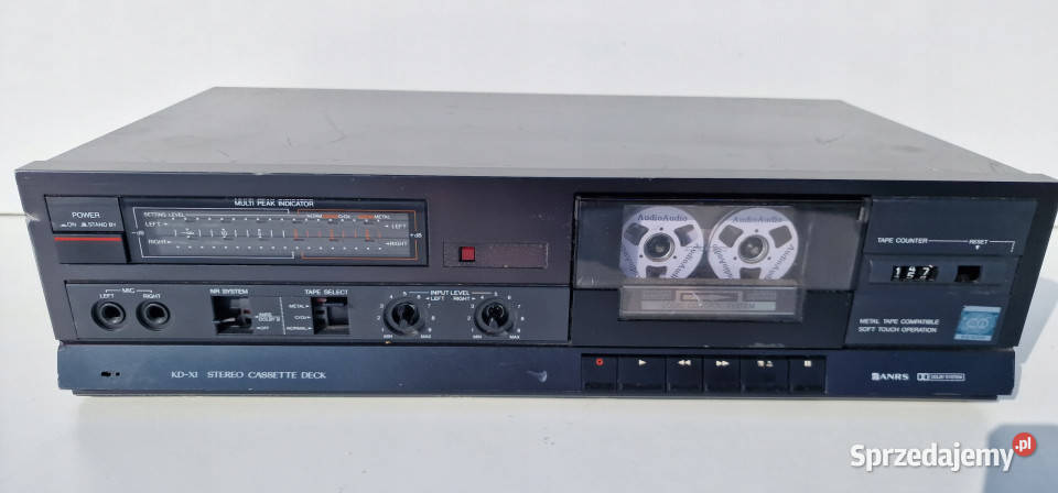 Magnetofon JVC KDX1 Stereo Cassette Deck Międzychód