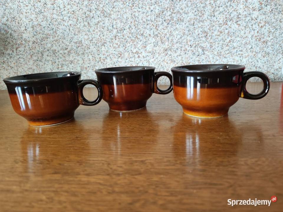 retro vintage antyk prl filiżanki Niewiedzielski Kielce sprzedam