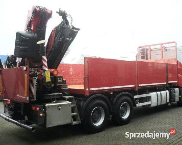 Skrzyniowy z dzwigiem 6x4 Volvo FH Warszawa