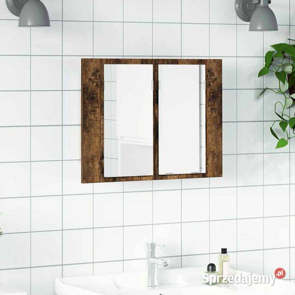 vidaXL Szafka łazienkowa z lustrem przydymiony Warszawa