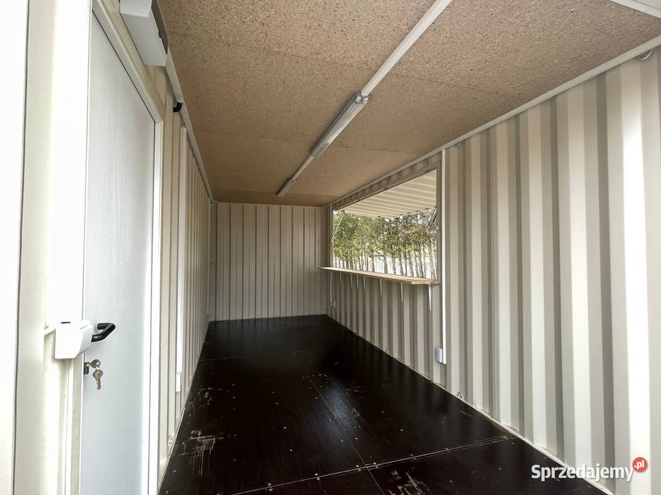 Kontenery gastronomicznebarowe 6 m długości Łódź sprzedam