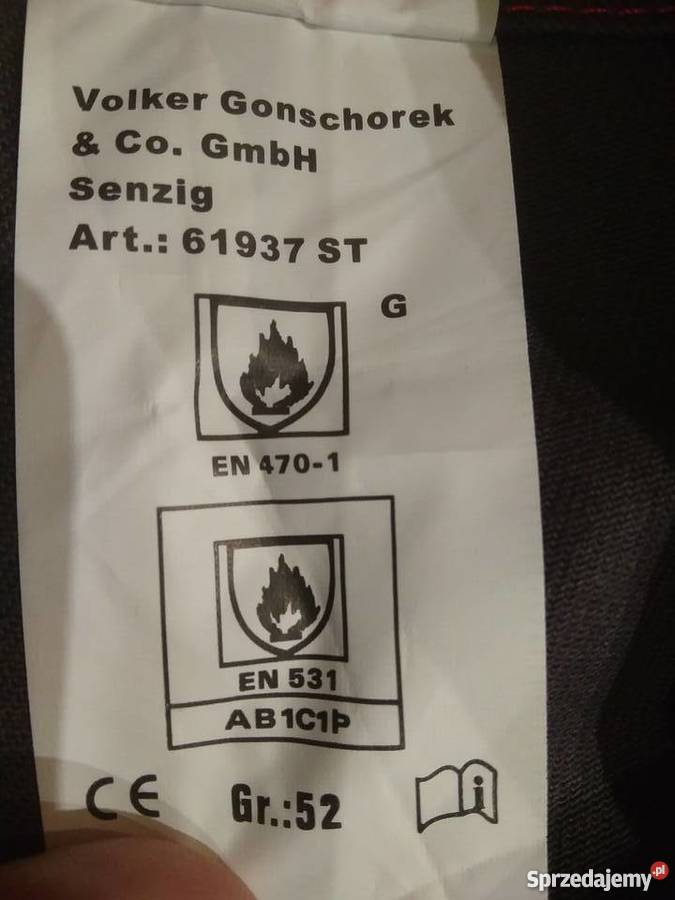 ogrodniczki spawalnicze Qualitex52nowe Libusza sprzedam