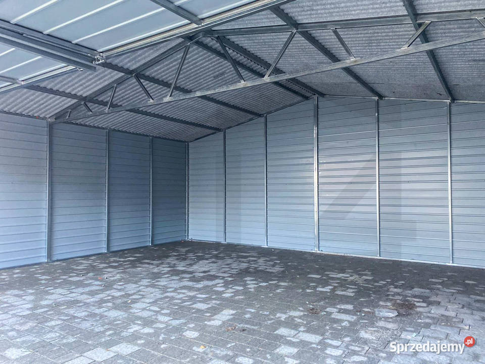 garaż blaszany KLASY PREMIUM dwuspadowy mazowieckie Warszawa