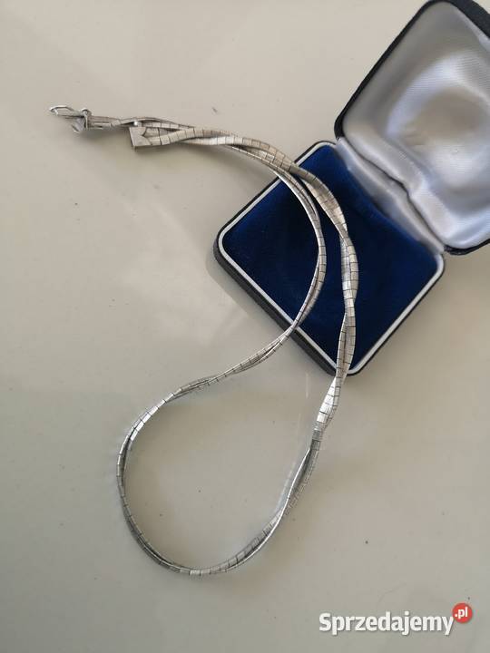 naszyjnik podwójny srebro vintage Toruń