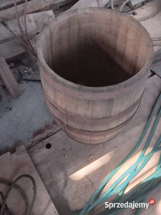 Beczka debowa drewniana Łopuszno