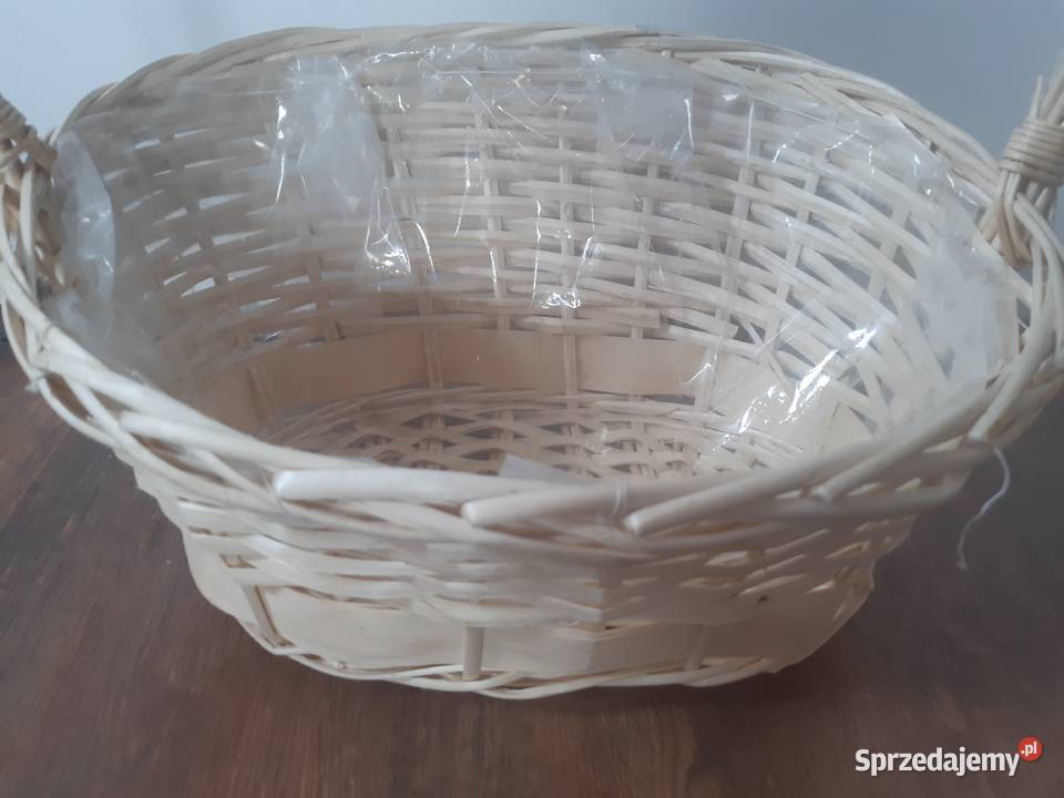 Kosz wiklinowy z rączką Kosz prezentowy Koszt Warszawa