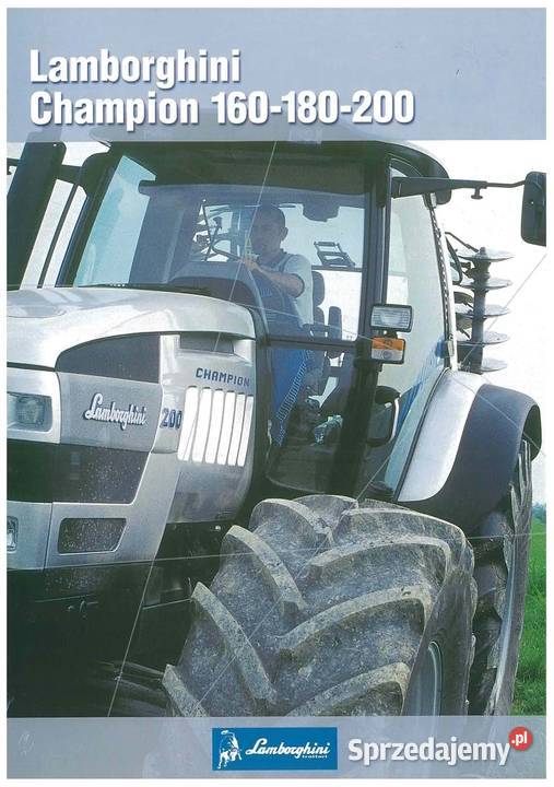 Instrukcja obsługi Lamborghini Champion 160 180 Szamotuły