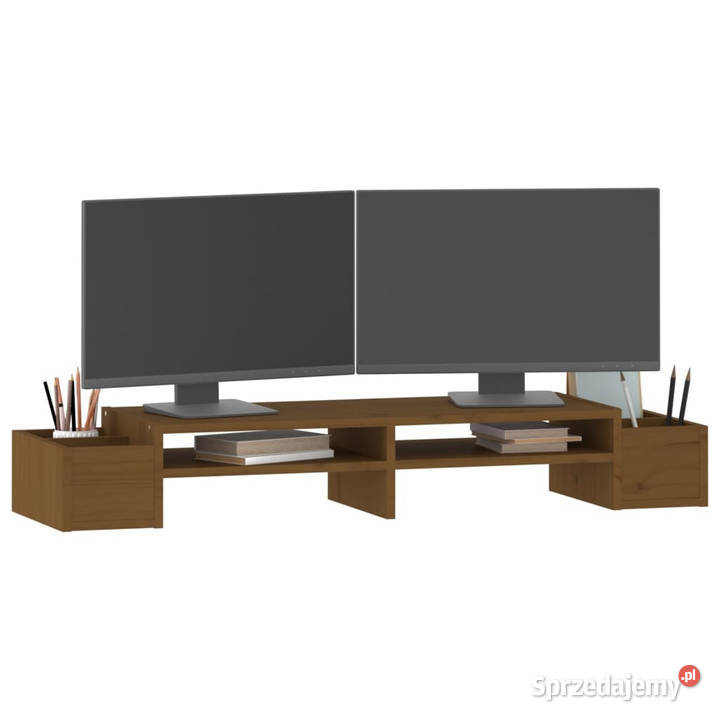 Podstawka na monitor miodowy brąz 100x275x15 Warszawa sprzedam