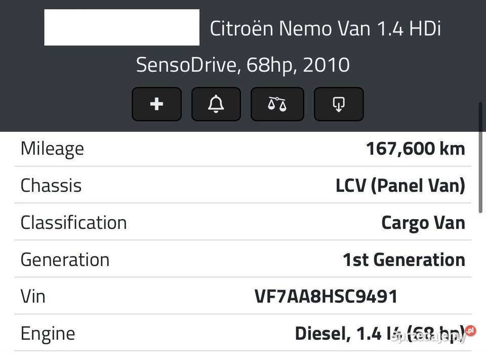 SILNIK Citroen Nemo Peugeot Bipper Tapee 14 HDI