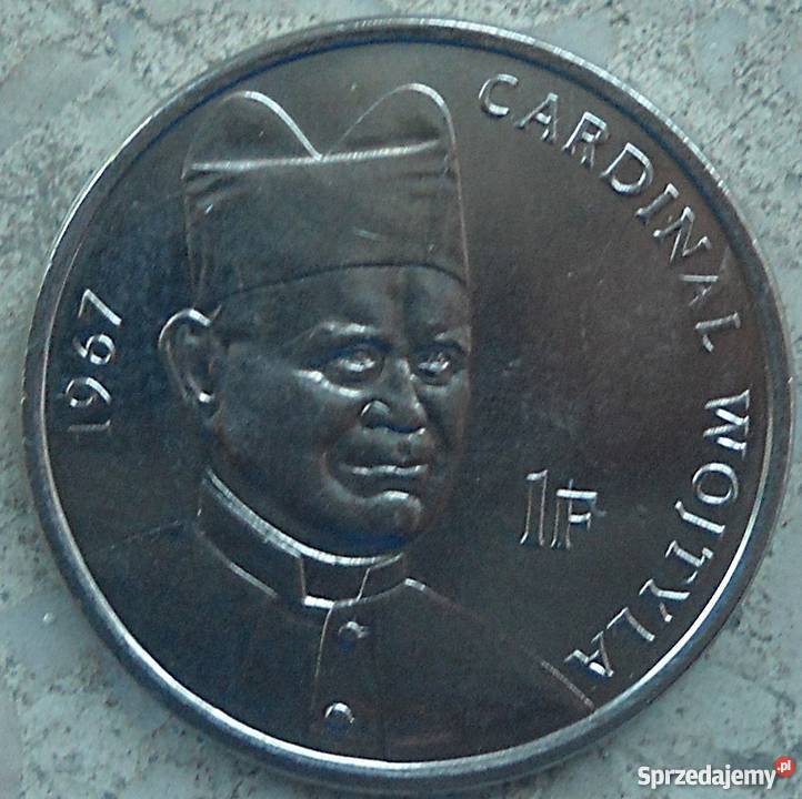 CONGO1 FRANC2004 rWOJTYŁA Numizmatyka mazowieckie Legionowo sprzedam