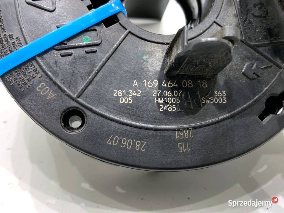 TAŚMA AIRBAG MERCEDES W245 A1695406145 0511 osobowe podkarpackie