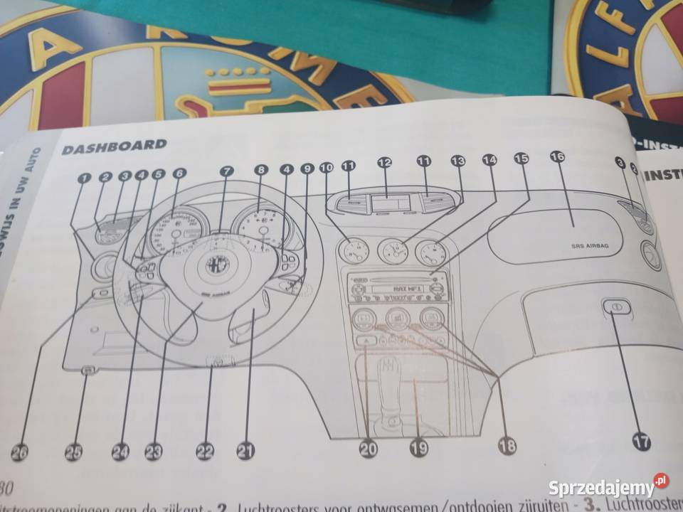 ALFA ROMEO 156 Instrukcja Obsługi książka Radio Książki i Podręczniki Łódź