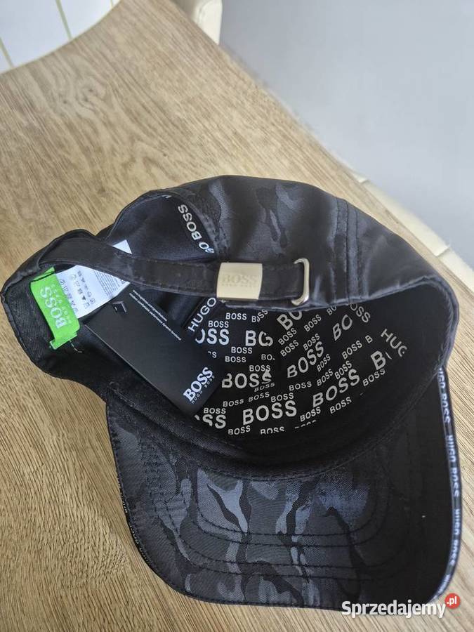 HUGO BOSS Czapka z Daszkiem NOWA Regulowana Camo Uniseks Poznań